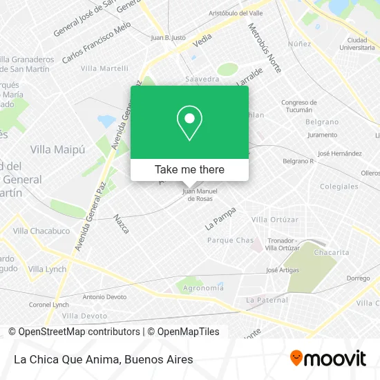 La Chica Que Anima map