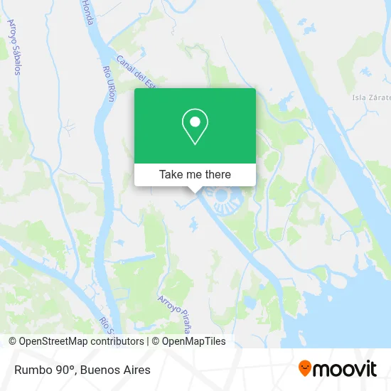 Rumbo 90º map