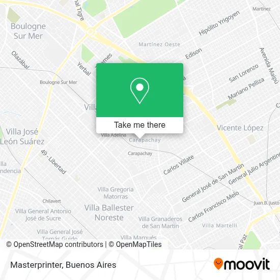 Masterprinter map