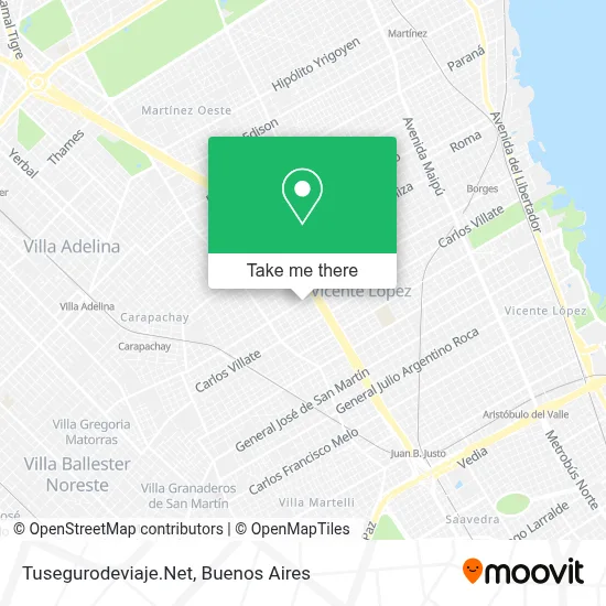 Tusegurodeviaje.Net map