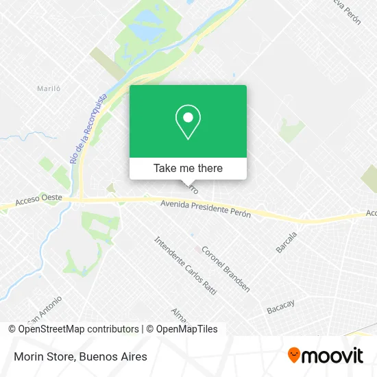 Morin Store map