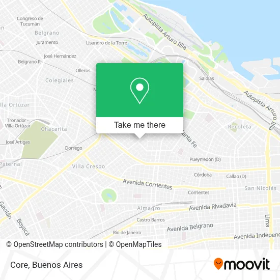 Core map