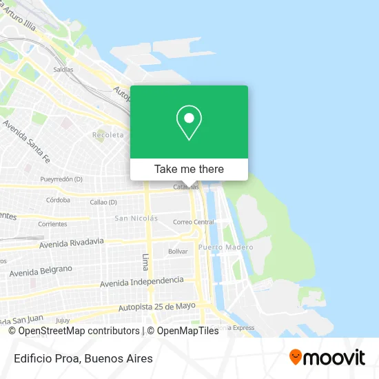 Edificio Proa map