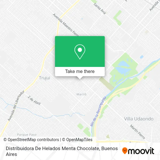 Distribuidora De Helados Menta Chocolate map