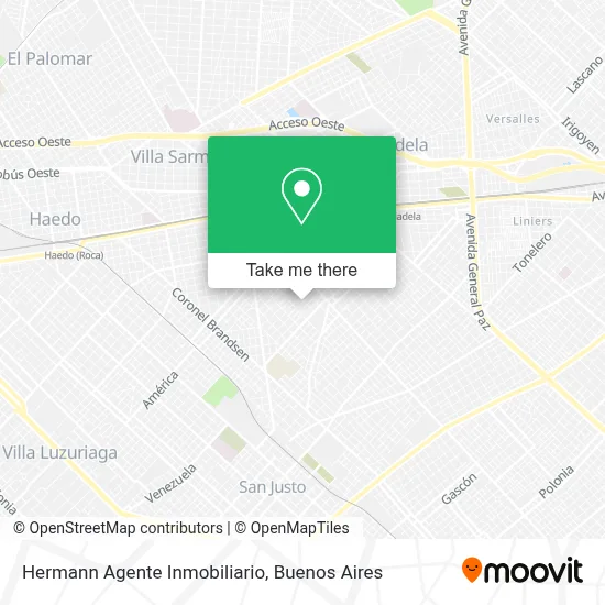 Hermann Agente Inmobiliario map