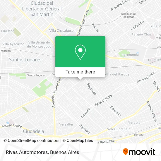 Rivas Automotores map