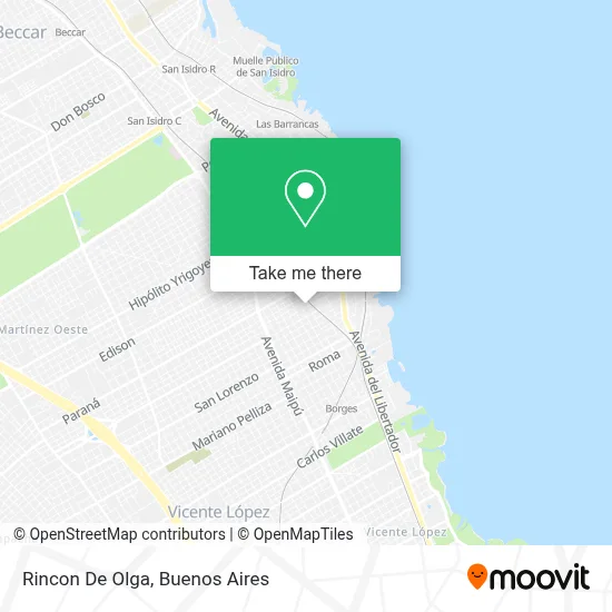 Rincon De Olga map