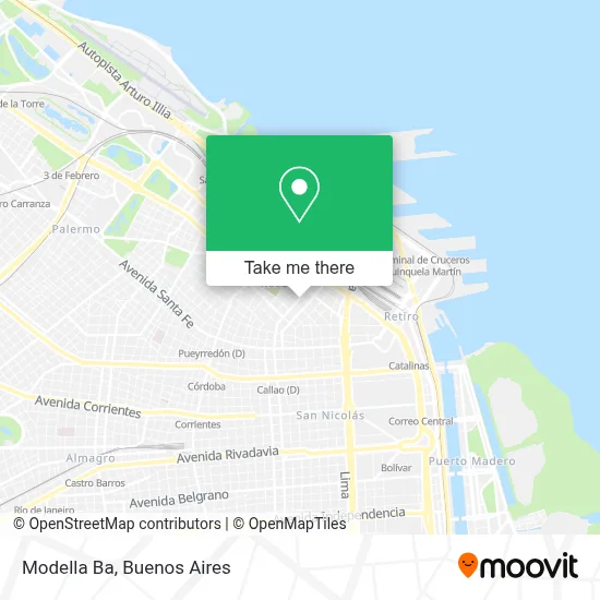 Modella Ba map