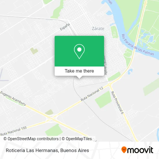 Roticeria Las Hermanas map