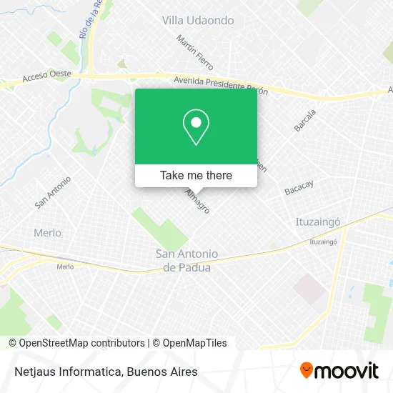 Netjaus Informatica map