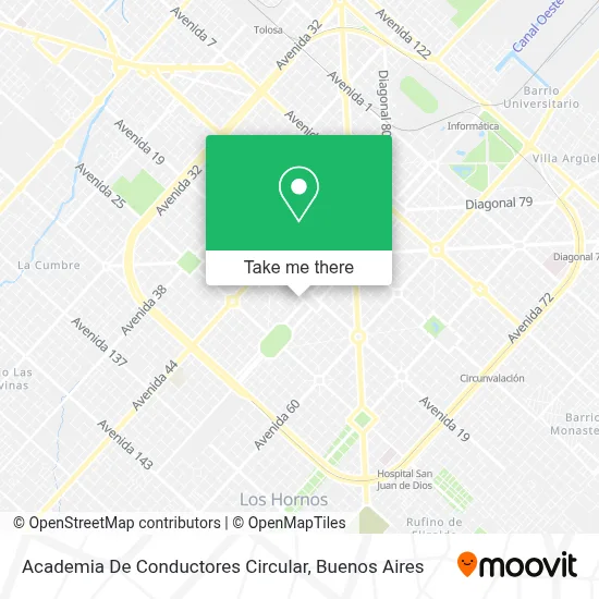 Academia De Conductores Circular map