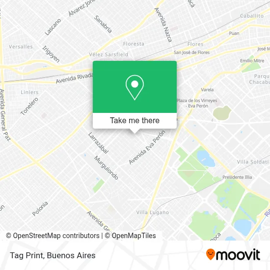 Tag Print map