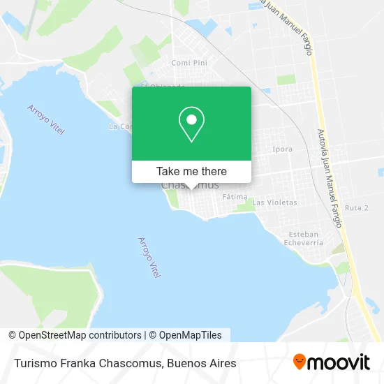 Turismo Franka Chascomus map