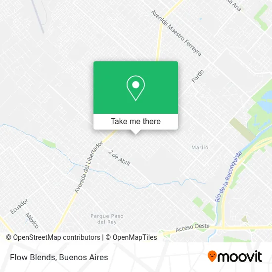 Flow Blends map
