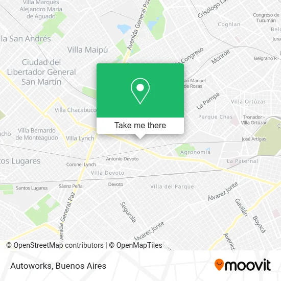 Autoworks map