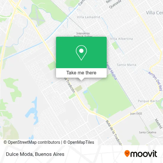 Dulce Moda map