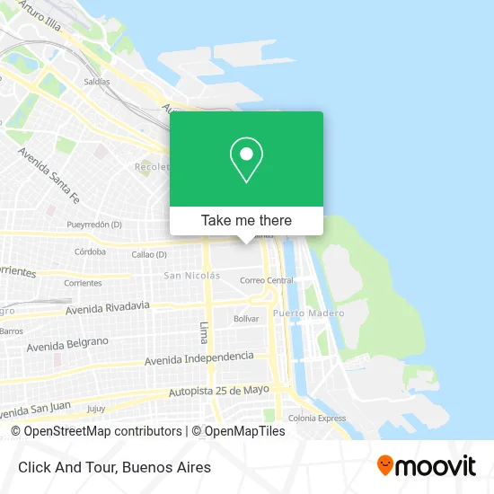 Click And Tour map