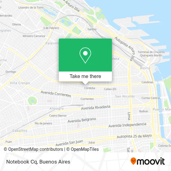 Notebook Cq map