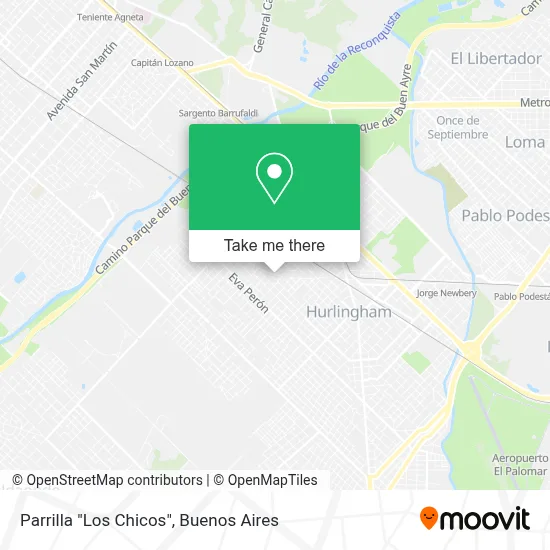 Parrilla "Los Chicos" map