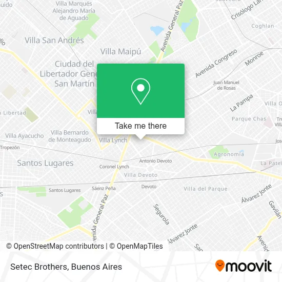 Setec Brothers map