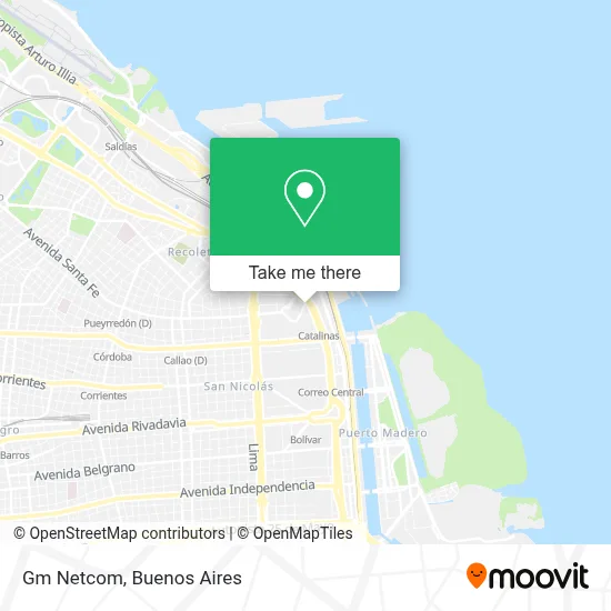 Gm Netcom map