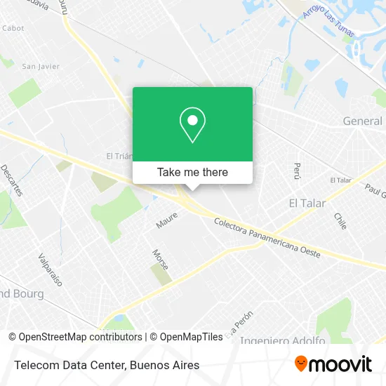 Telecom Data Center map