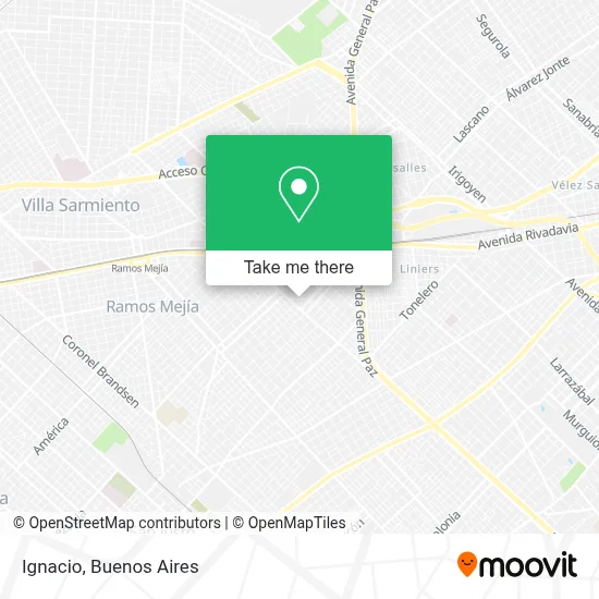 Ignacio map