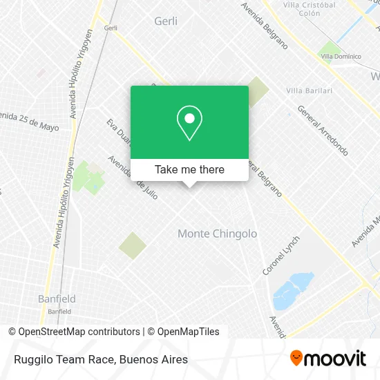Ruggilo Team Race map