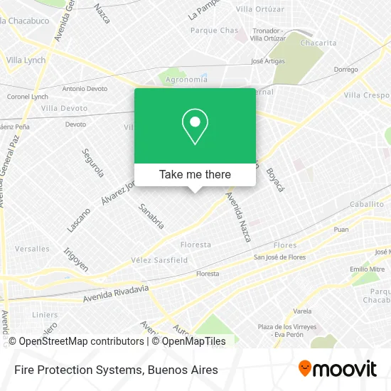 Fire Protection Systems map