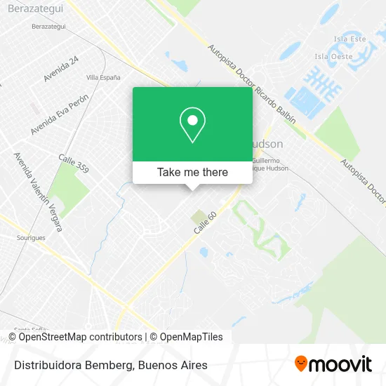 Distribuidora Bemberg map