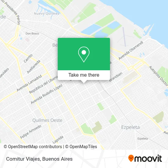 Comitur Viajes map