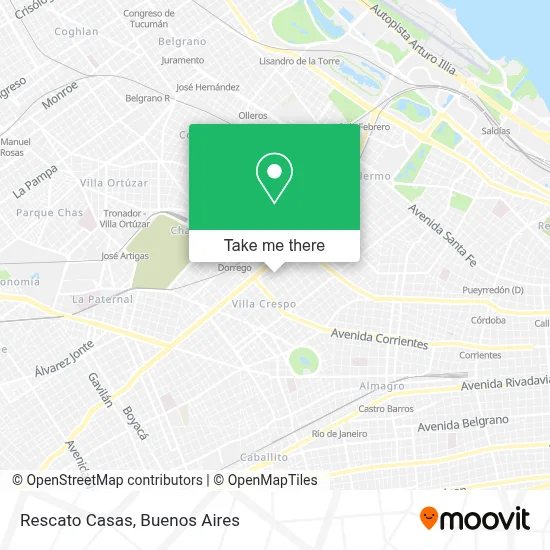 Rescato Casas map
