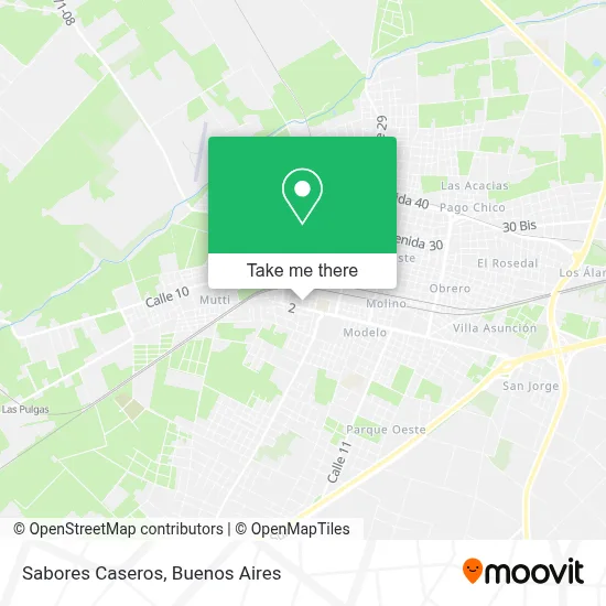 Sabores Caseros map