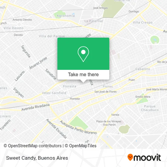 Sweet Candy map