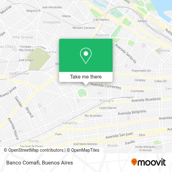 Banco Comafi map