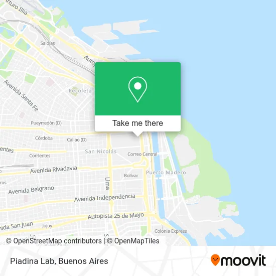 Piadina Lab map