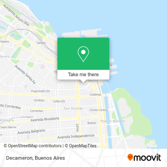 Decameron map