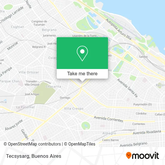 Tecsysarg map