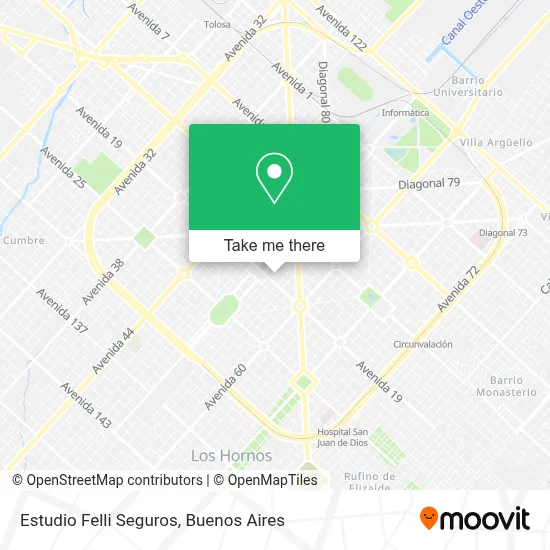 Estudio Felli Seguros map
