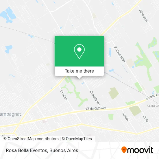 Rosa Bella Eventos map