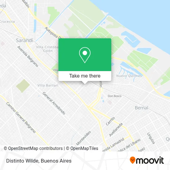 Distinto Wilde map