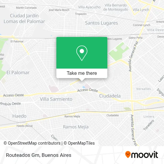 Routeados Gm map
