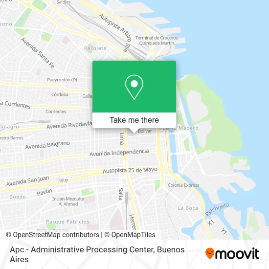 Apc - Administrative Processing Center map