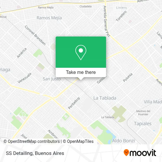 SS Detailing map