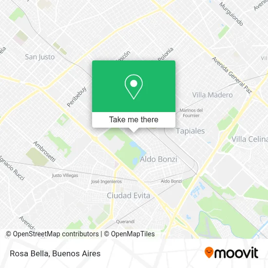 Rosa Bella map