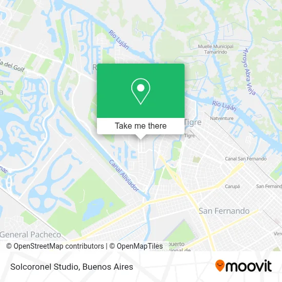 Solcoronel Studio map