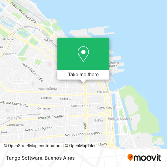 Tango Software map
