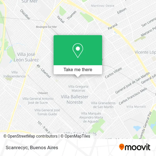 Scanrecyc map