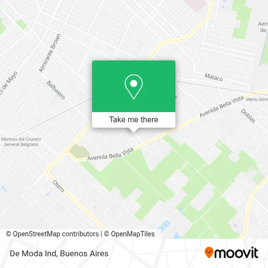 De Moda Ind map