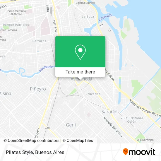 Pilates Style map